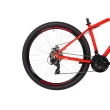 Bicicleta Caloi Vulcan Vermelha Aro 29 Freio a Disco Mecânico Câmbio Shimano 21 Marchas T17R29V21